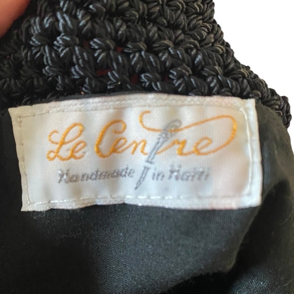 🌟 
Vintage knit black crocheted purse shoulder cross body bag - Picture 5 of 8